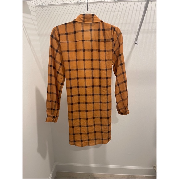 VICI VENETIA PLAID TIE FRONT SHIRT DRESS - Picture 7 of 7